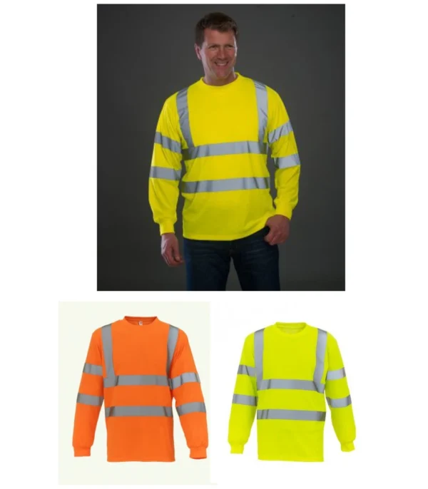 Yoko YK012  Hi-Vis Long Sleeve Tee Shirt